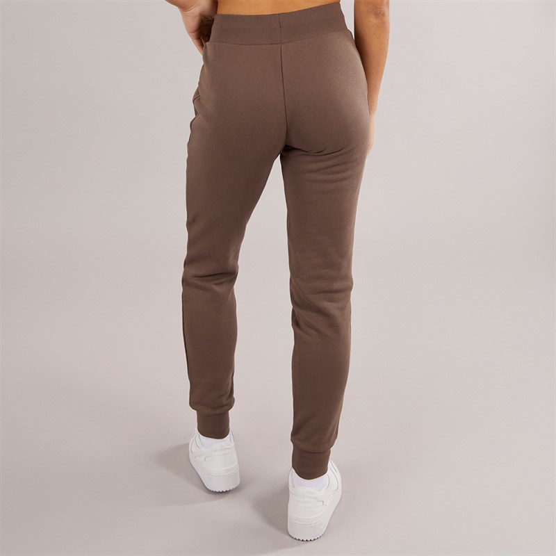 adidas Originals Womens Adicolor Trefoil Essentials Slim Joggers Earth Strata