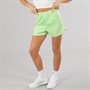 adidas Originals Womens Adicolor Satin Sprint Shorts Semi Green Spark