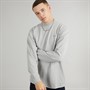 adidas Originals Mens Mock Teck Long Sleeve Top Medium Grey Heather