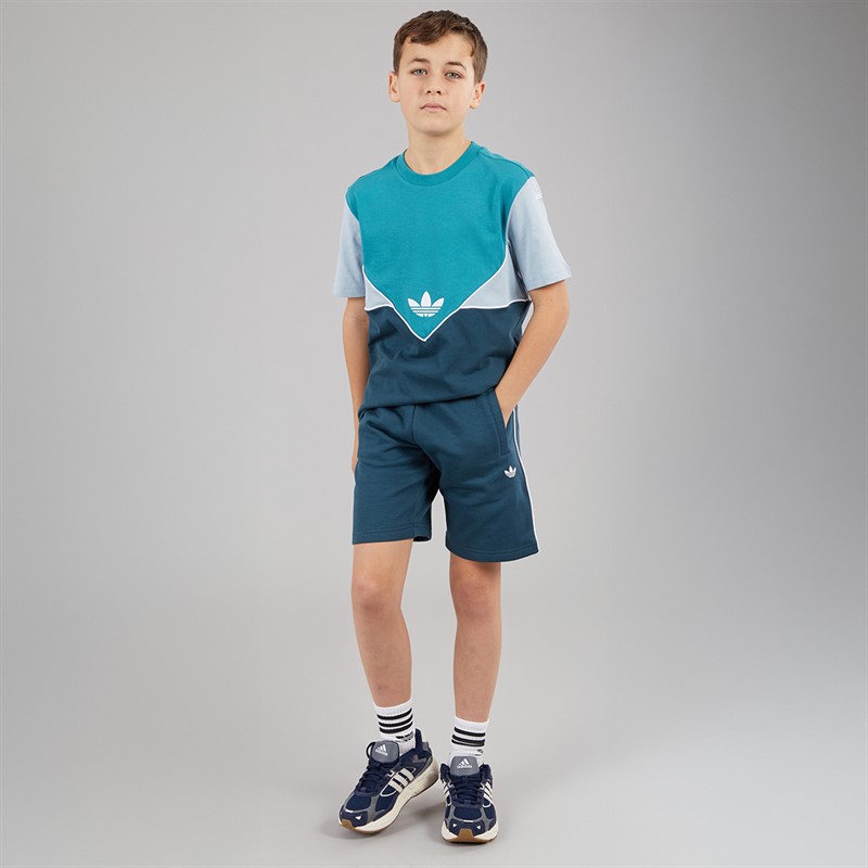 adidas Originals Junior Boys Adicolor Sweat Shorts Arctic Night