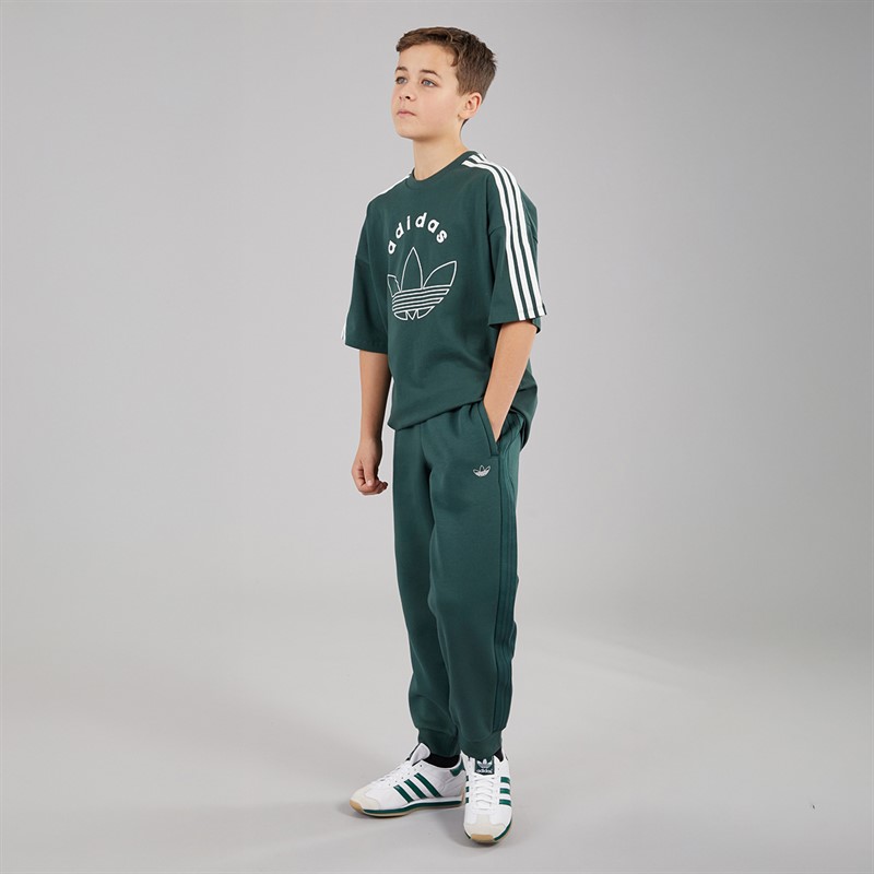 adidas Originals Junior Boys Graphic T-Shirt Mineral Green