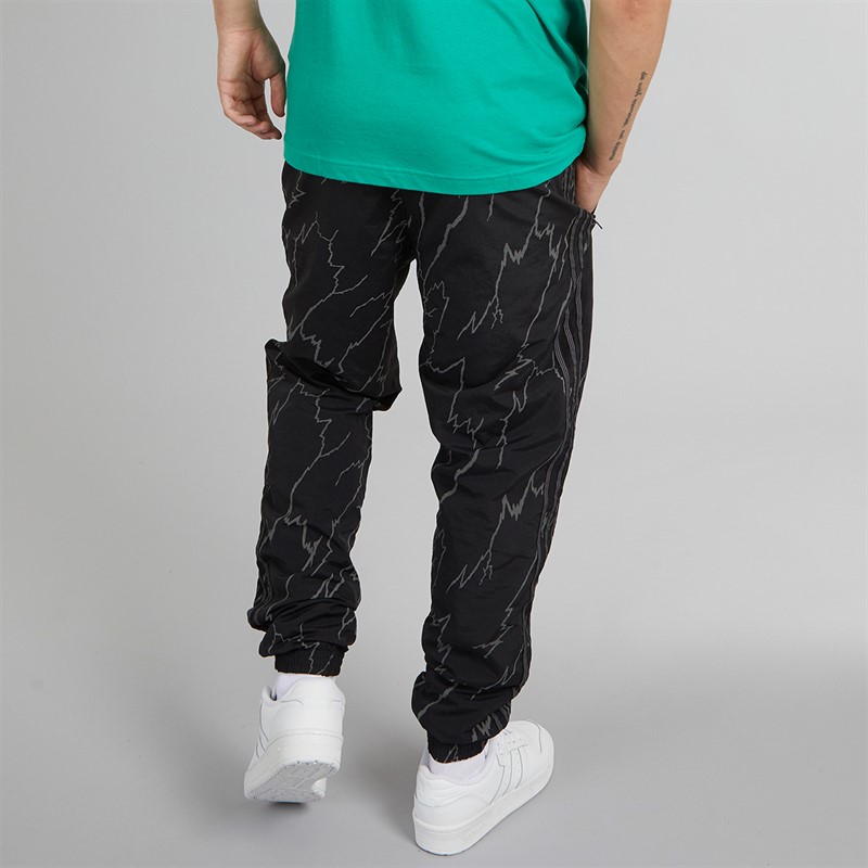 adidas Originals Mens All Over Print SST Track Pants Black