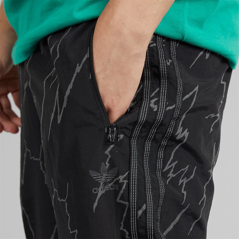 adidas Originals Mens All Over Print SST Track Pants Black