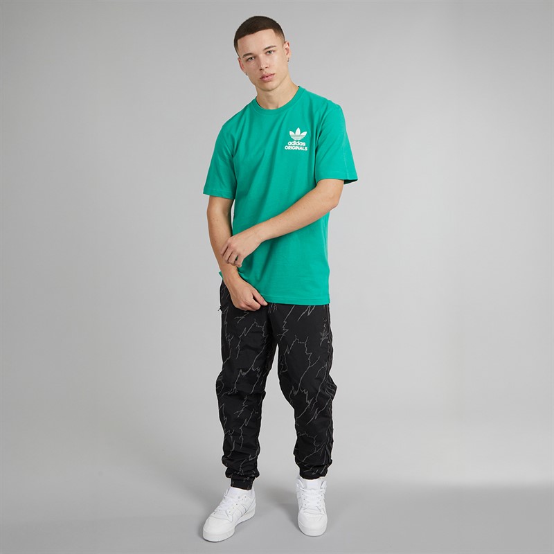 adidas Originals Mens All Over Print SST Track Pants Black