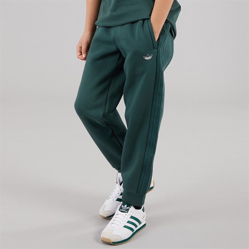adidas Originals Junior Boys Graphic Joggers Mineral Green