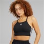 adidas Originals Womens Adicolor 3-Stripes Crop Top Black