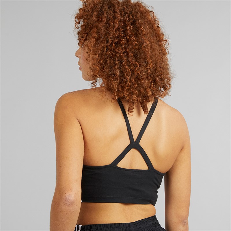 adidas Originals Womens Adicolor 3-Stripes Crop Top Black