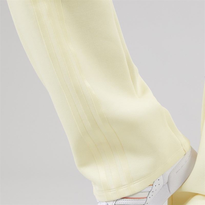 adidas Originals Womens 3-Stripes Oversized Sweatpants Cream White