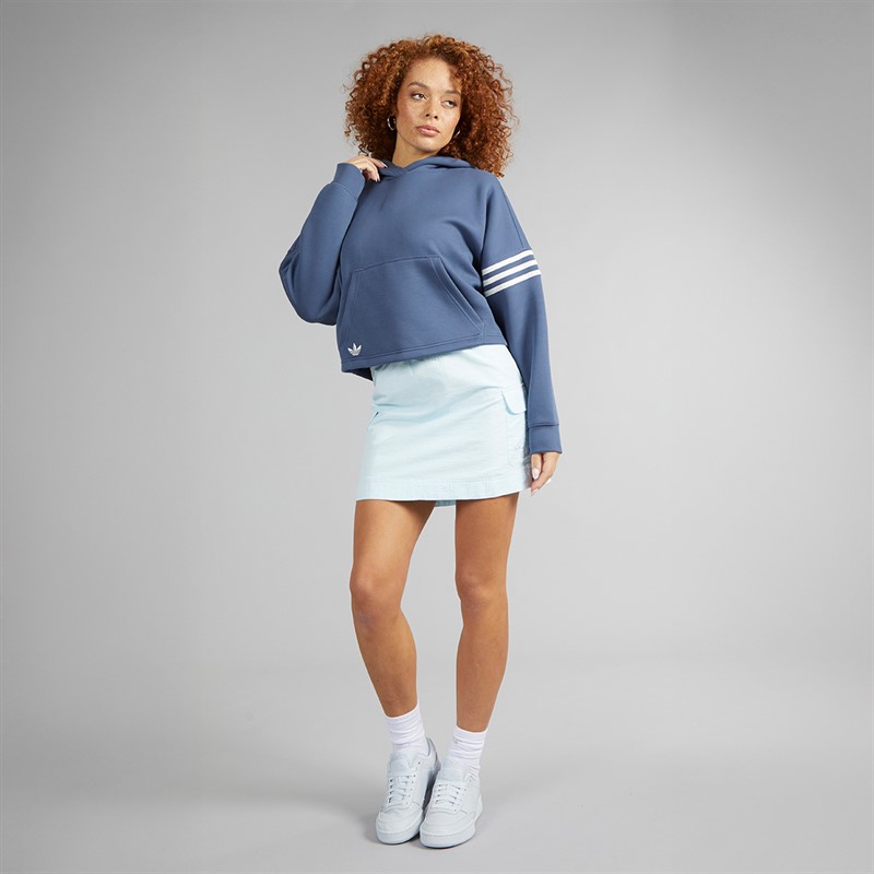 adidas Originals Womens Adicolor Neuclassics Hoodie Preloved Ink