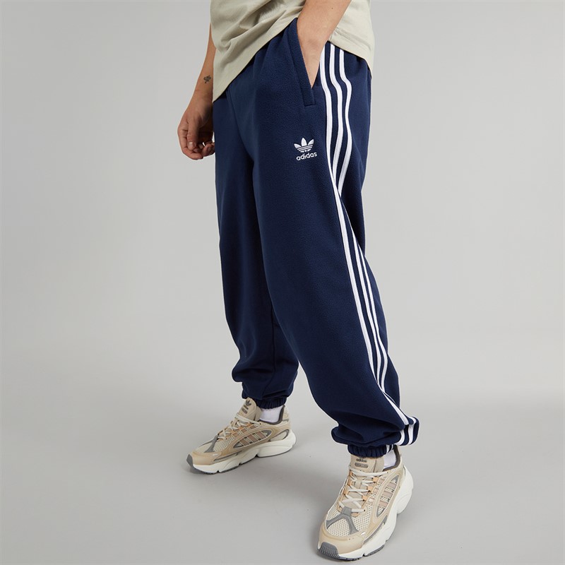 adidas Originals Mens Adicolor 3-Stripes Fleece Joggers Night Indigo