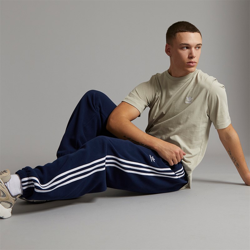 adidas Originals Mens Adicolor 3-Stripes Fleece Joggers Night Indigo