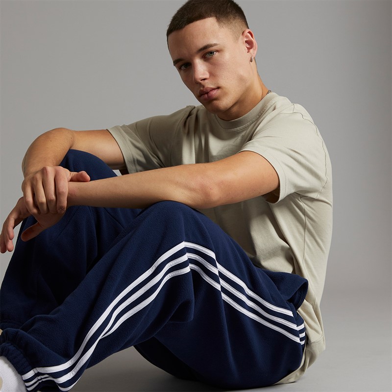 adidas Originals Mens Adicolor 3-Stripes Fleece Joggers Night Indigo