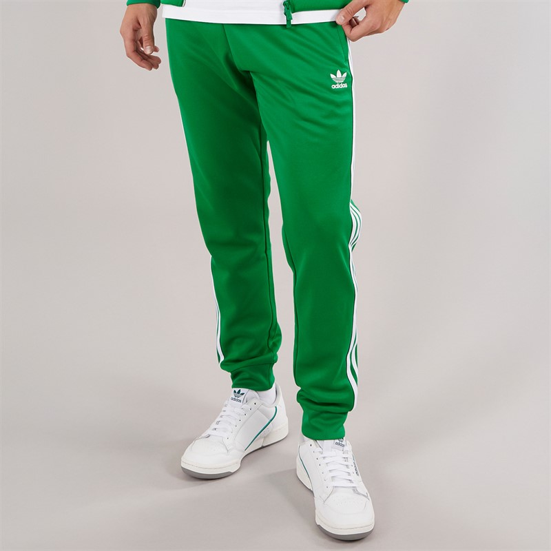 adidas Originals Mens Adicolor Classics Superstar Track Pants Green/White