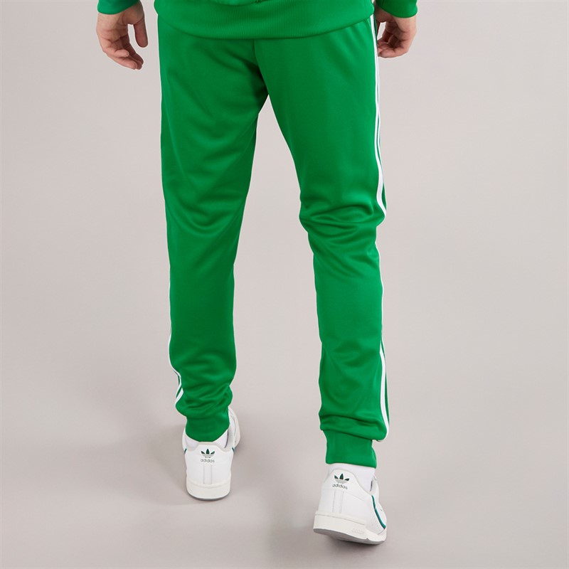 adidas Originals Mens Adicolor Classics Superstar Track Pants Green/White