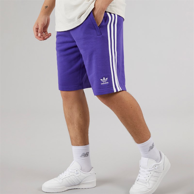 adidas Originals Mens Adicolor 3-Stripes Shorts Energy Ink
