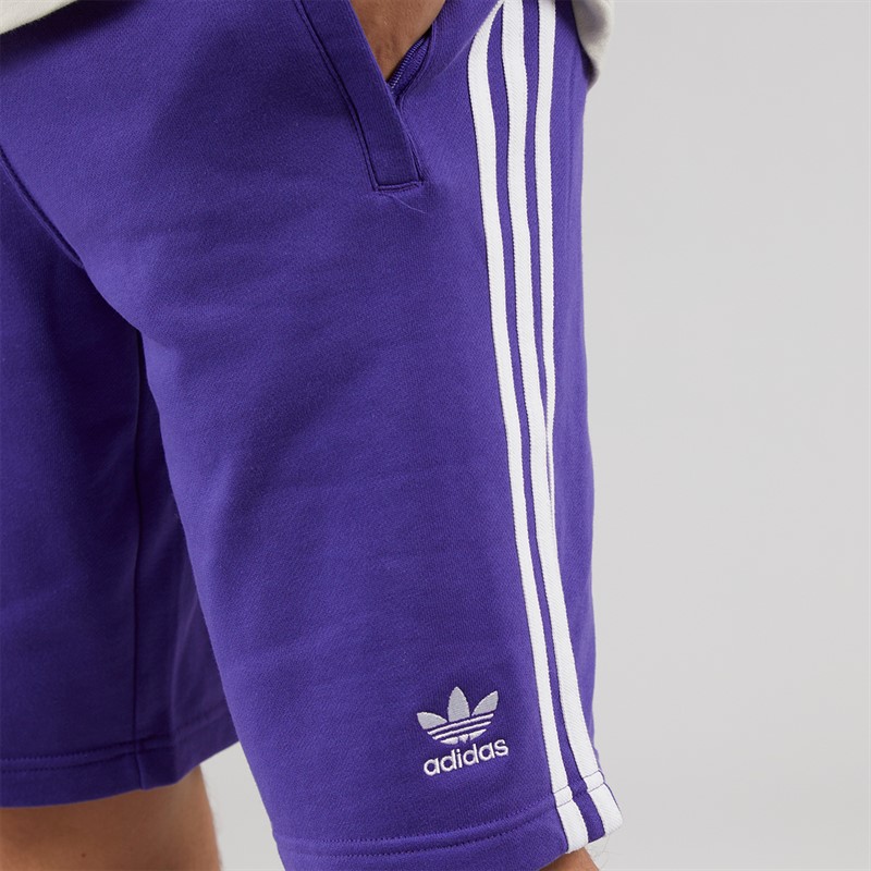 adidas Originals Mens Adicolor 3-Stripes Shorts Energy Ink