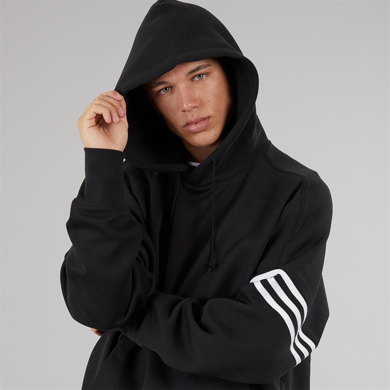 adidas Originals Mens Adicolor Neuclassics Hoodie Black