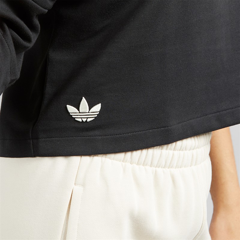 adidas Originals Womens Adicolor Neuclassics T-Shirt Black/Cream White