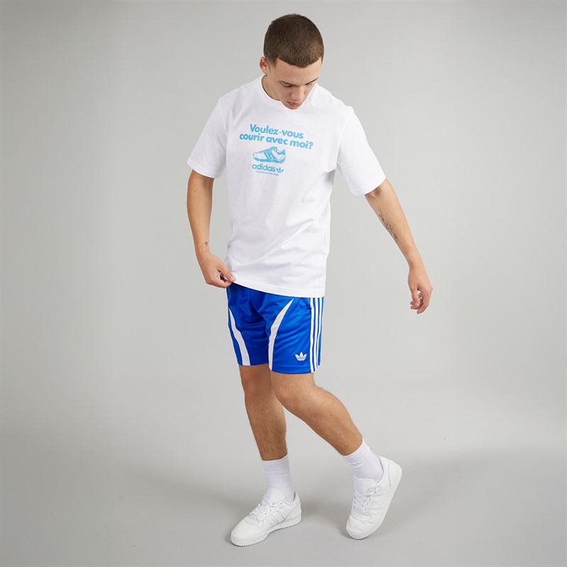 adidas Originals Mens Adicolor Teamgeist Shorts Blue/White