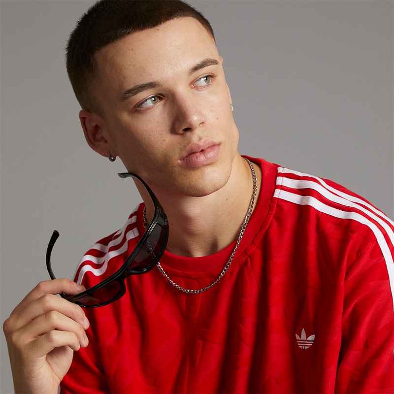 adidas Originals Mens Premium Originals Jersey Better Scarlet