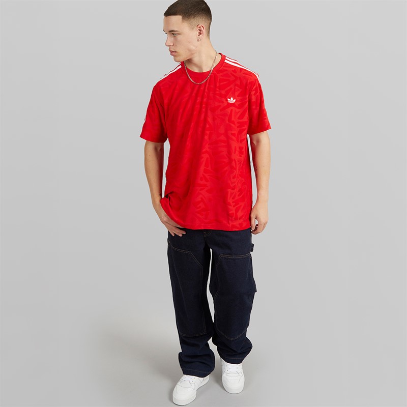 adidas Originals Mens Premium Originals Jersey Better Scarlet