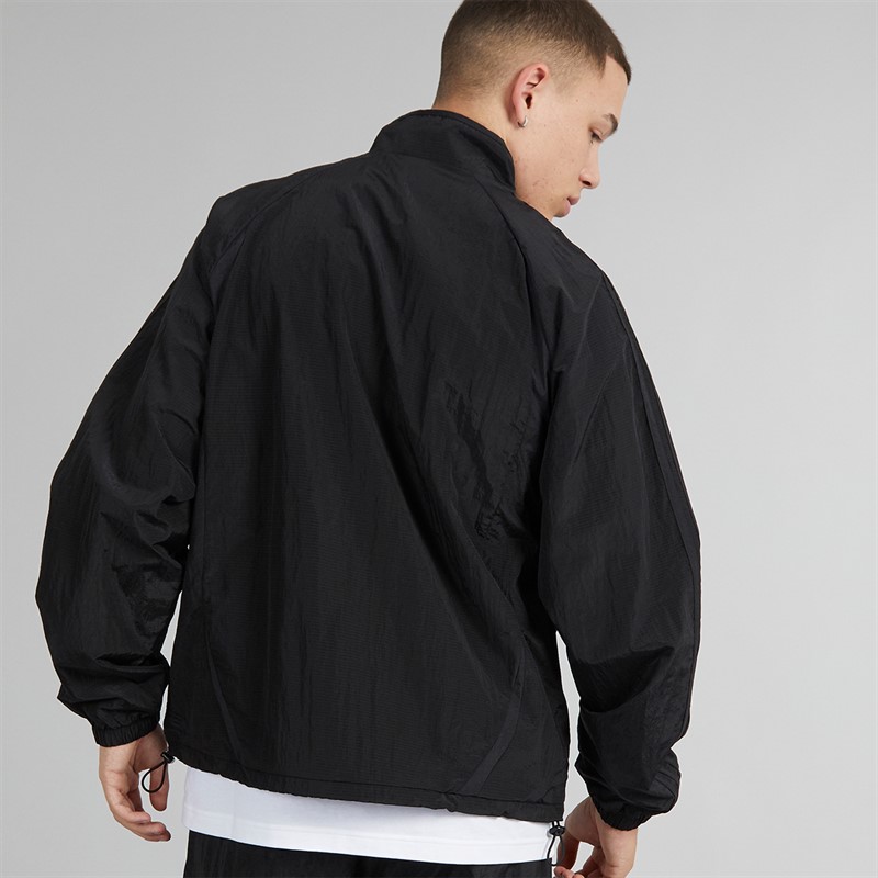 adidas Originals Mens Adicolor 2000s Woven Track Jacket Black