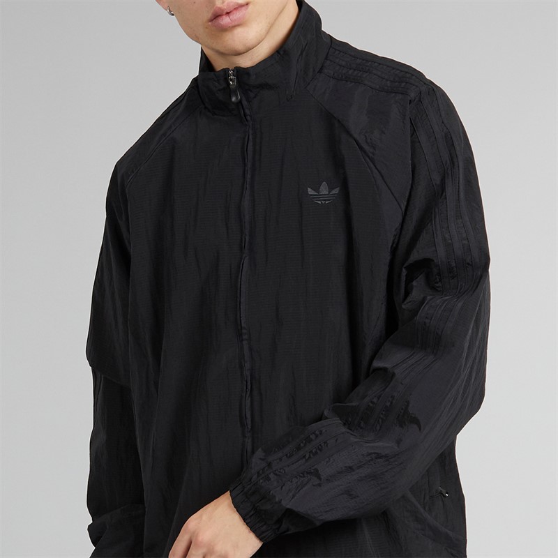 adidas Originals Mens Adicolor 2000s Woven Track Jacket Black