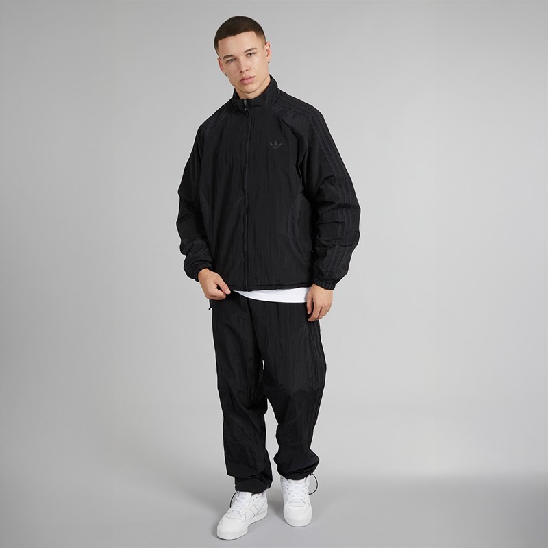 adidas Originals Mens Adicolor 2000s Woven Track Jacket Black