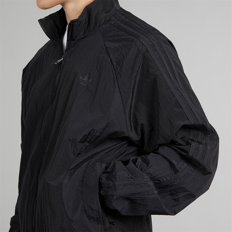 adidas Originals Mens Adicolor 2000s Woven Track Jacket Black