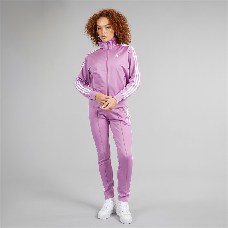 adidas Originals Womens Adicolor Classics Loose Firebird Track Top Preloved Purple