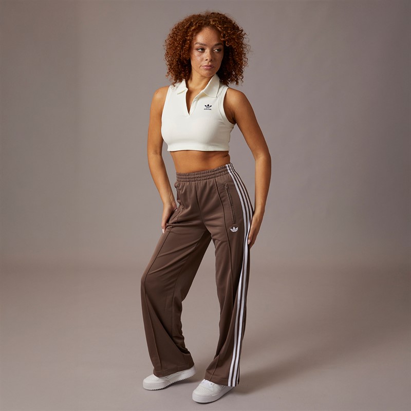 adidas Originals Womens Adicolor Classic Firebird Loose Track Pants Trace Brown