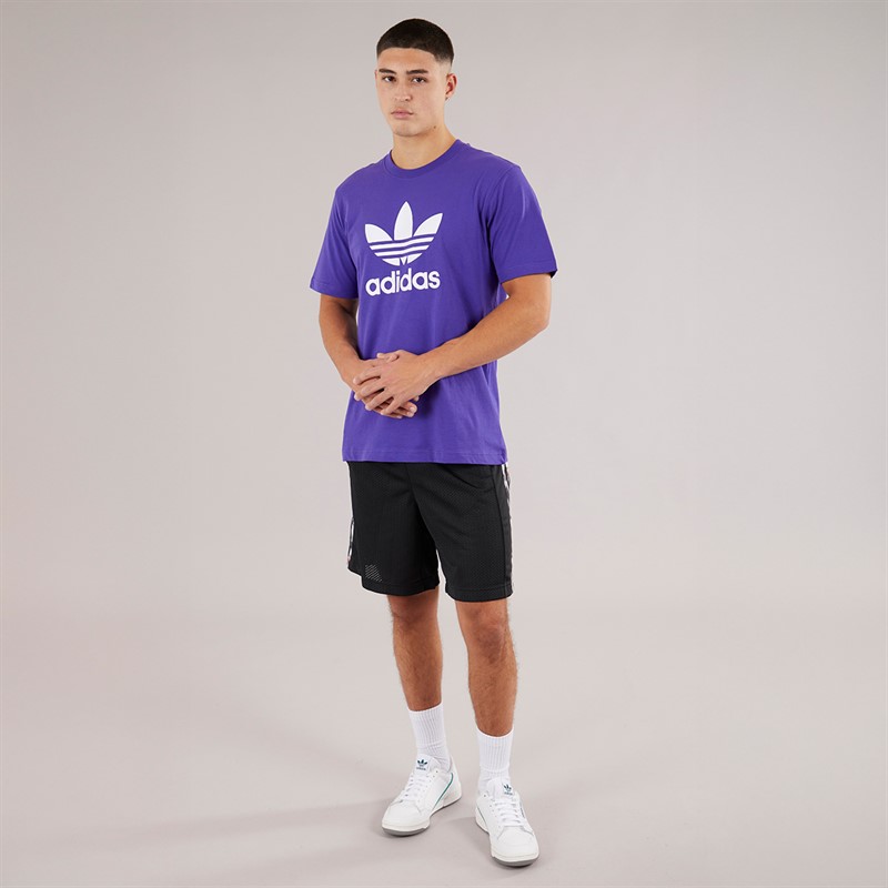 adidas Originals Mens Adidcolor Trefoil T-Shirt Energy Ink