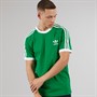 adidas Originals Mens Adicolor Classics 3-Stripes T-Shirt Green