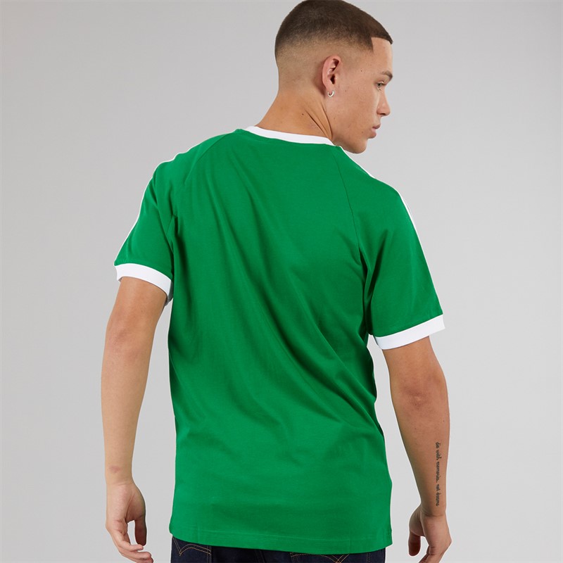 adidas Originals Mens Adicolor Classics 3-Stripes T-Shirt Green