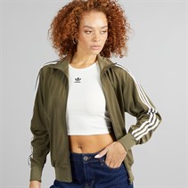 adidas Originals Womens Adicolor Classics Loose Firebird Track Top Olive Strata