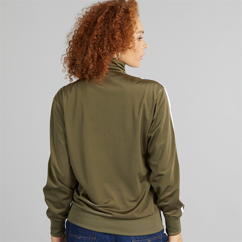 adidas Originals Womens Adicolor Classics Loose Firebird Track Top Olive Strata