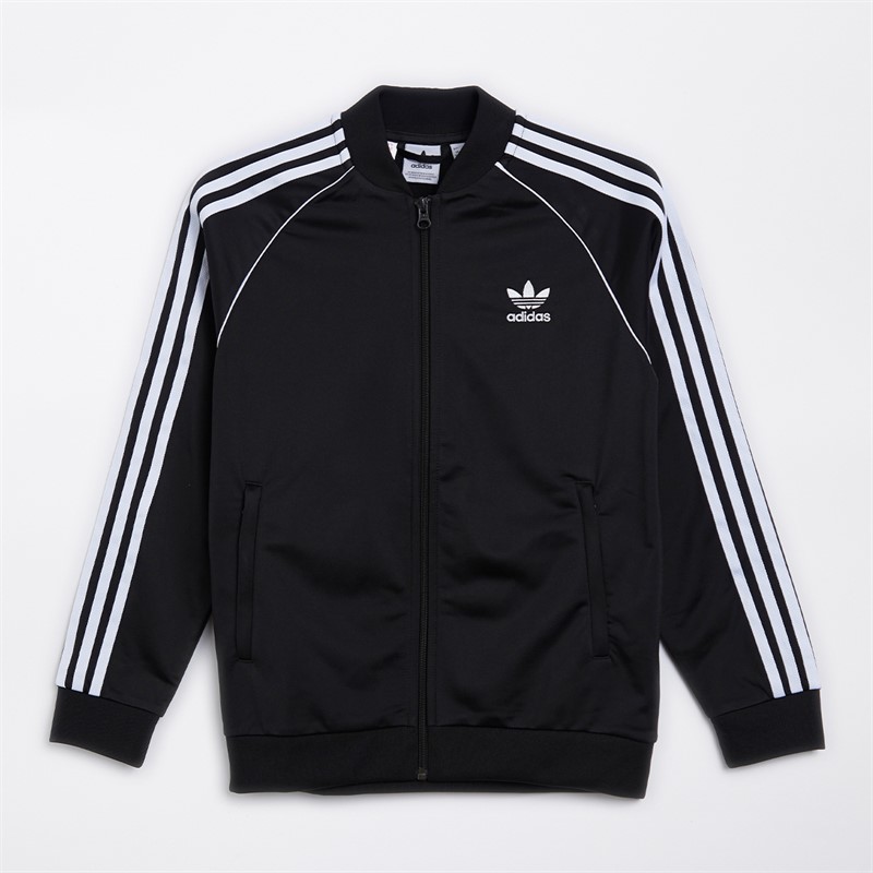 adidas Originals Junior Boys Adicolor Superstar Track Jacket Black/White
