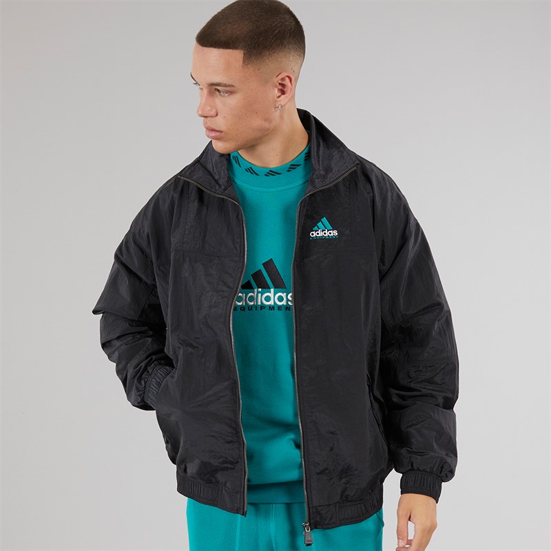 adidas Originals Mens EQT Full Zip Track Top Black