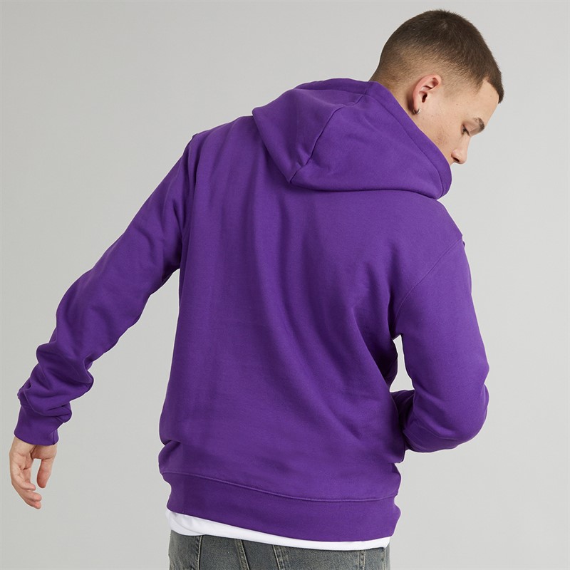adidas Originals Mens Adicolor Classics Trefoil Hoodie Energy Ink
