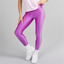 adidas Originals Womens Adicolor 3-Stripes Leggings Purple Burst