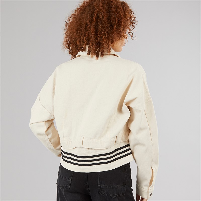 adidas Originals Womens Adibreak Denim Two In One Track Top Natural Denim