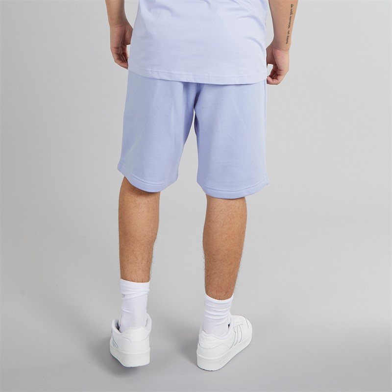 adidas Originals Mens Trefoil Essentials Sweat Shorts Violet Tone