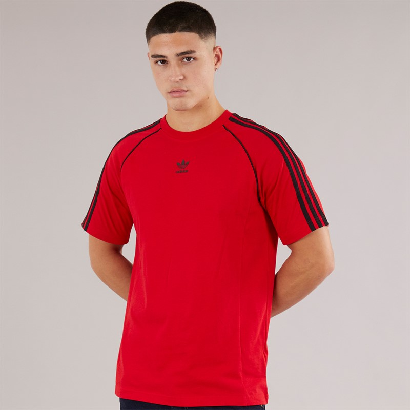 adidas Originals Mens Adicolor Superstar T-Shirt Better Scarlet