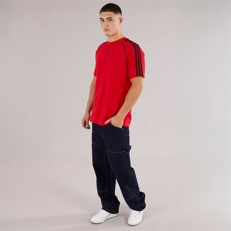adidas Originals Mens Adicolor Superstar T-Shirt Better Scarlet