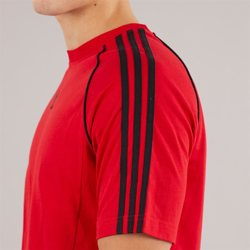 adidas Originals Mens Adicolor Superstar T-Shirt Better Scarlet