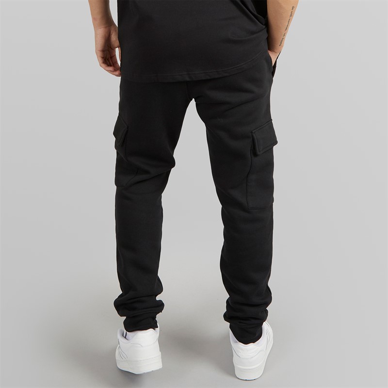 adidas Originals Mens Trefoil Essentials Cargo Joggers Black