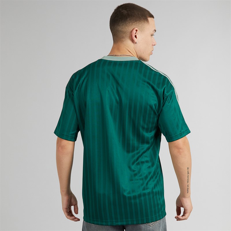 adidas Originals Mens Adicolor Poly T-Shirt Collegiate Green