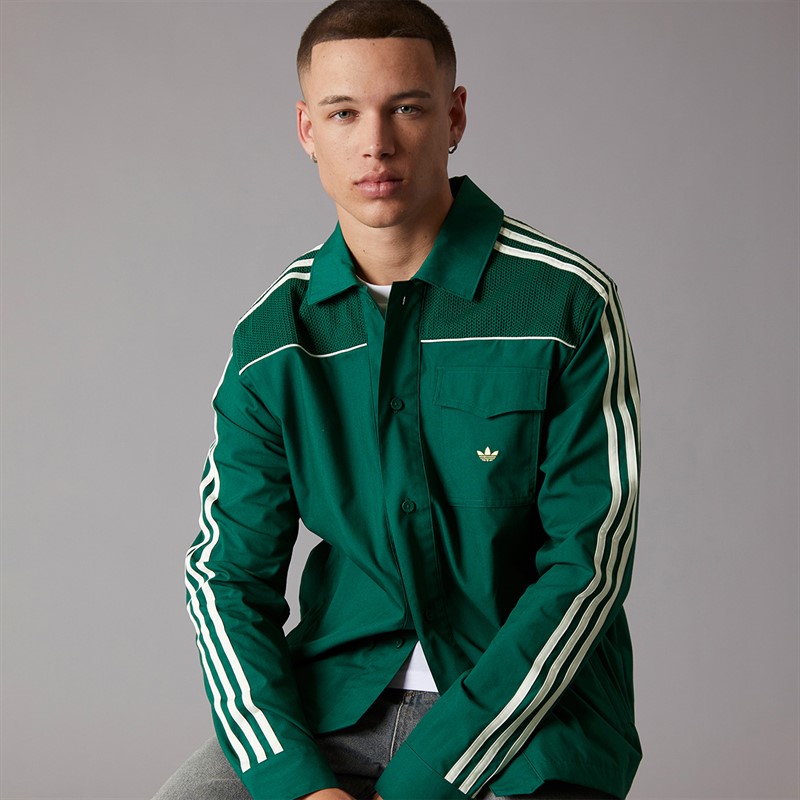 adidas Originals Mens Premium Originals Jacket Collegiate Green