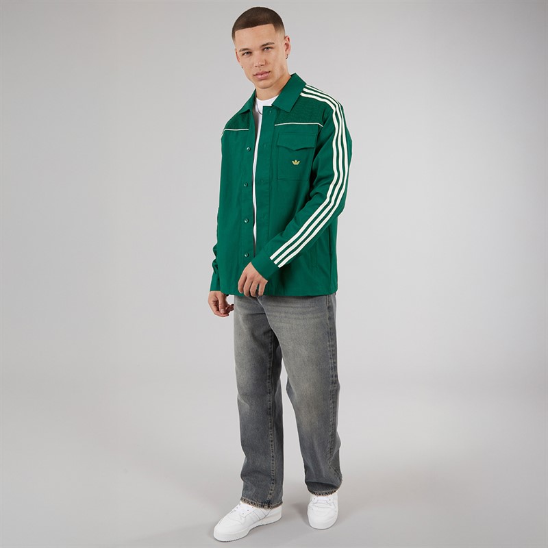 adidas Originals Mens Premium Originals Jacket Collegiate Green