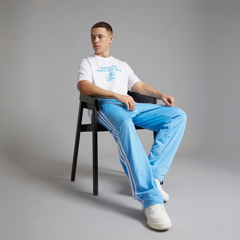 adidas Originals Mens Adicolor Classics Firebird Track Pants Semi Blue Burst